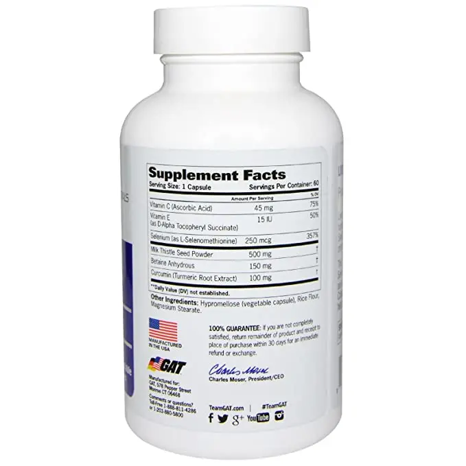 GAT Liver Cleanse 60 capsules - Image 3