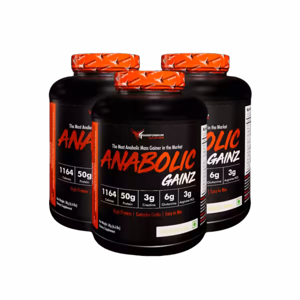 image of transformium nutrition anabolic gainz 3kg suppplement