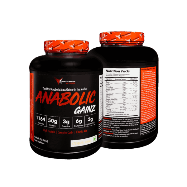 image of transformium nutrition anabolic gainz 3kg suppplement
