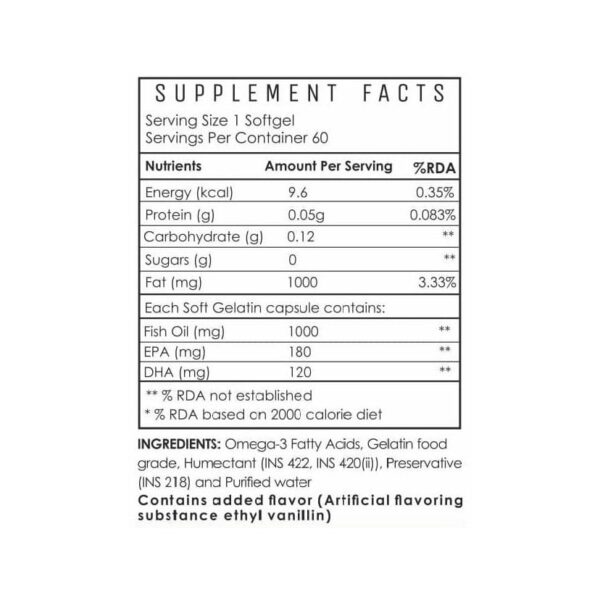 AHP Vitals Omega 3 60 softgel