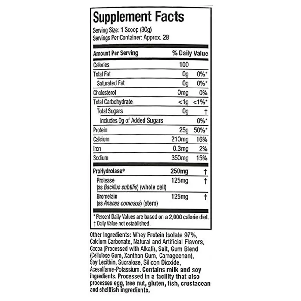 MuscleTech Nitro Tech Elite 100% Whey Isolate - Image 2