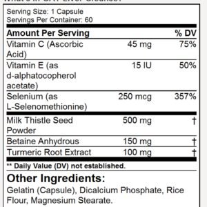 GAT Liver Cleanse 60 capsules