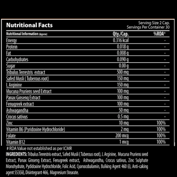 QNT Tribulus Terrestris (1000 MG)