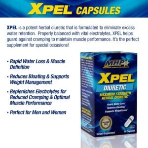 MHP Xpel Maximum Strength Diuretic Water Pills