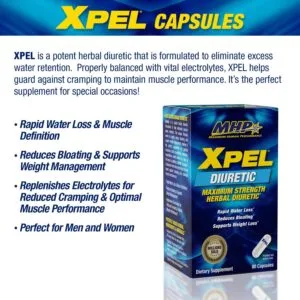 MHP Xpel Maximum Strength Diuretic Water Pills