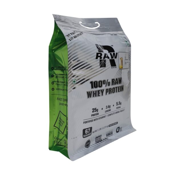 image of raw nutrition 100% raw whey protein