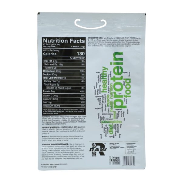 image of raw nutrition 100% raw whey protein