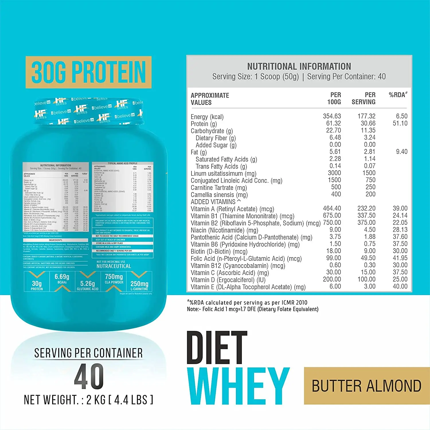 HF Series Diet Whey - Image 2