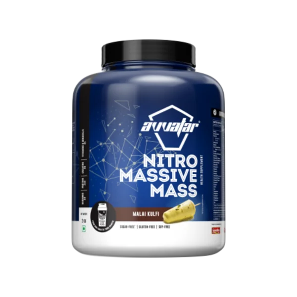 image of avvatar nitro mass gainer 3kg