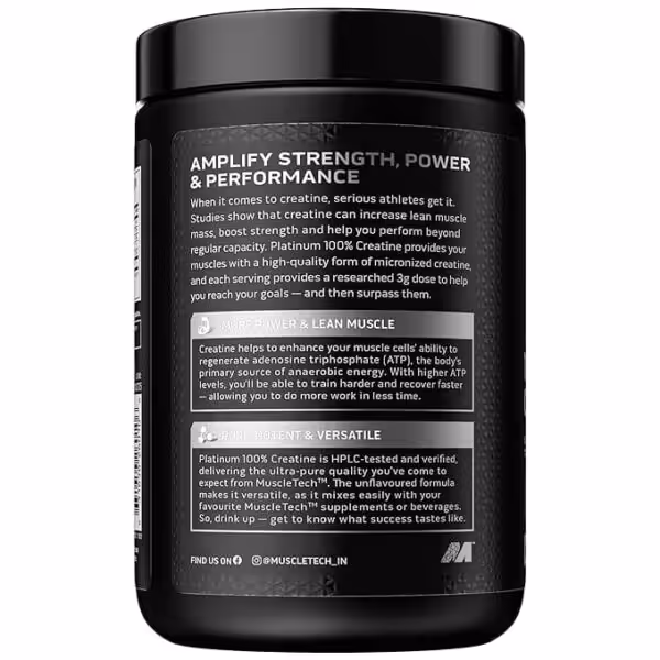 MuscleTech Platinum 100% Creatine 83 servings - product image