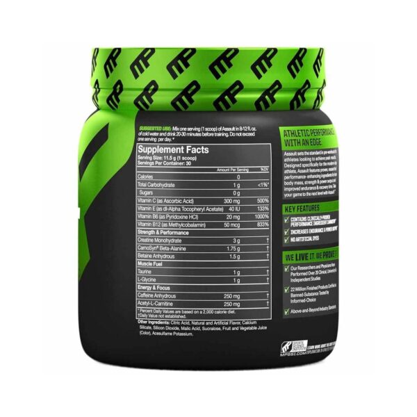 image of MusclePharm Assault pre workout