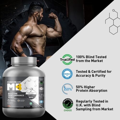 MuscleBlaze Biozyme Performance Whey Protein - Image 5