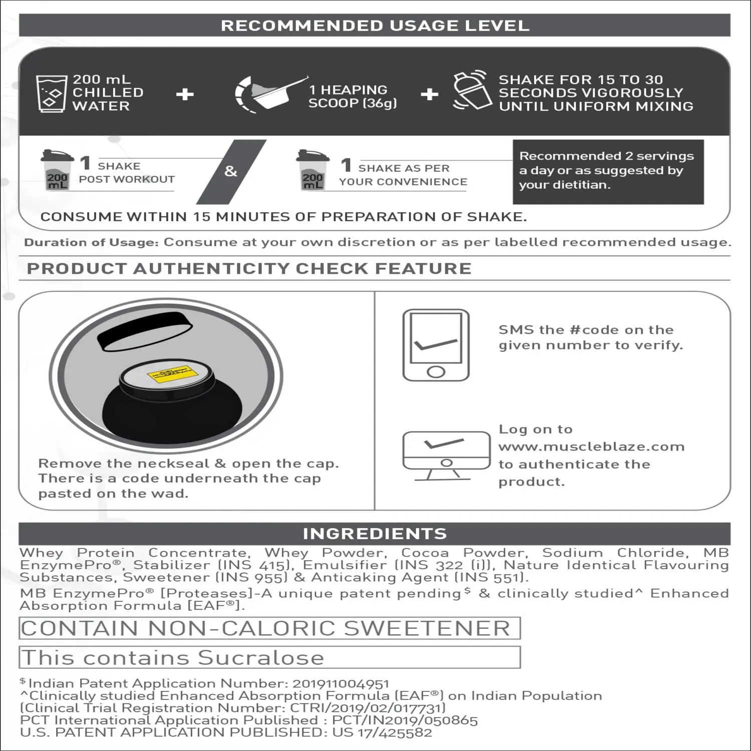 MuscleBlaze Biozyme Performance Whey Protein - Image 7