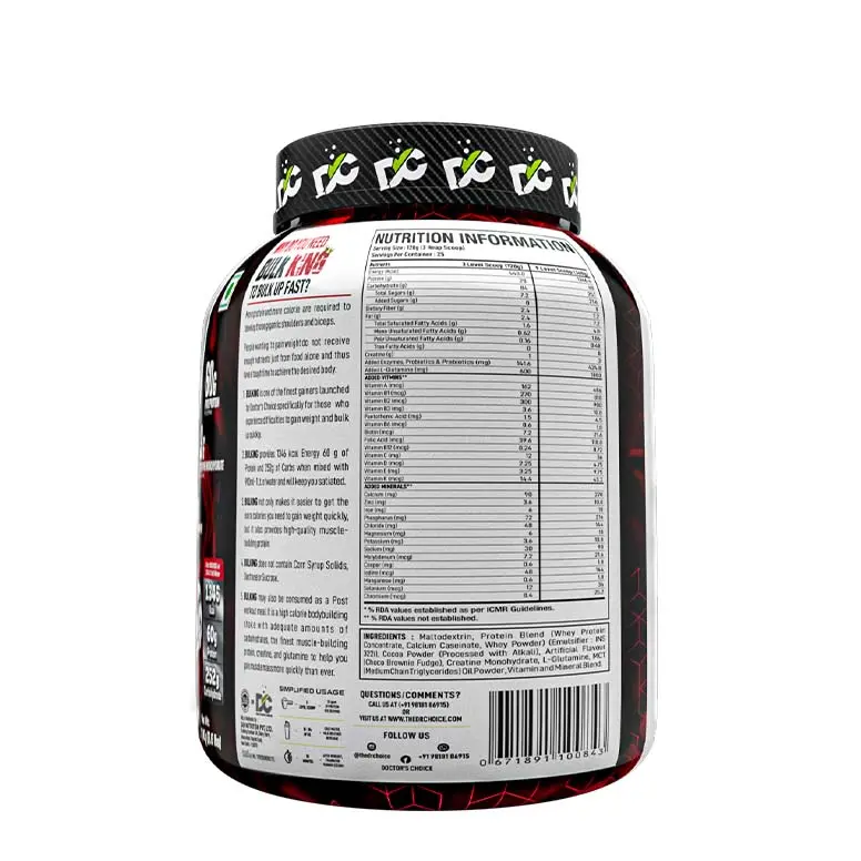 DOCTOR’S CHOICE Bulk King Gainer - Image 2