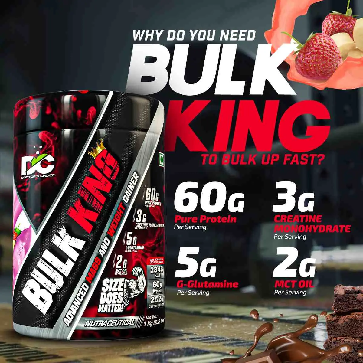 DOCTOR’S CHOICE Bulk King Gainer - Image 3