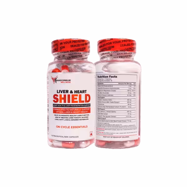 image of Transformium Nutrition Liver and Heart Shield supplement