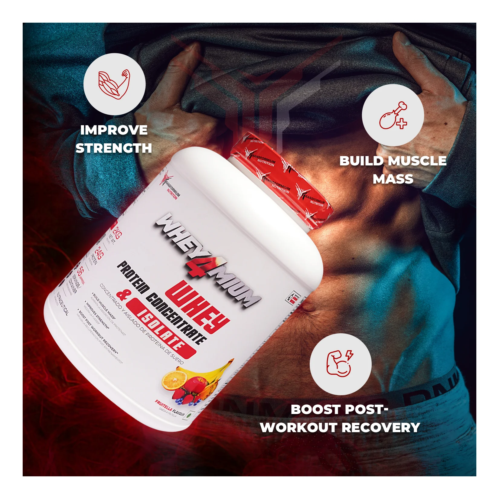 image of Transformium Nutrition Whey4Mium 2kg supplement