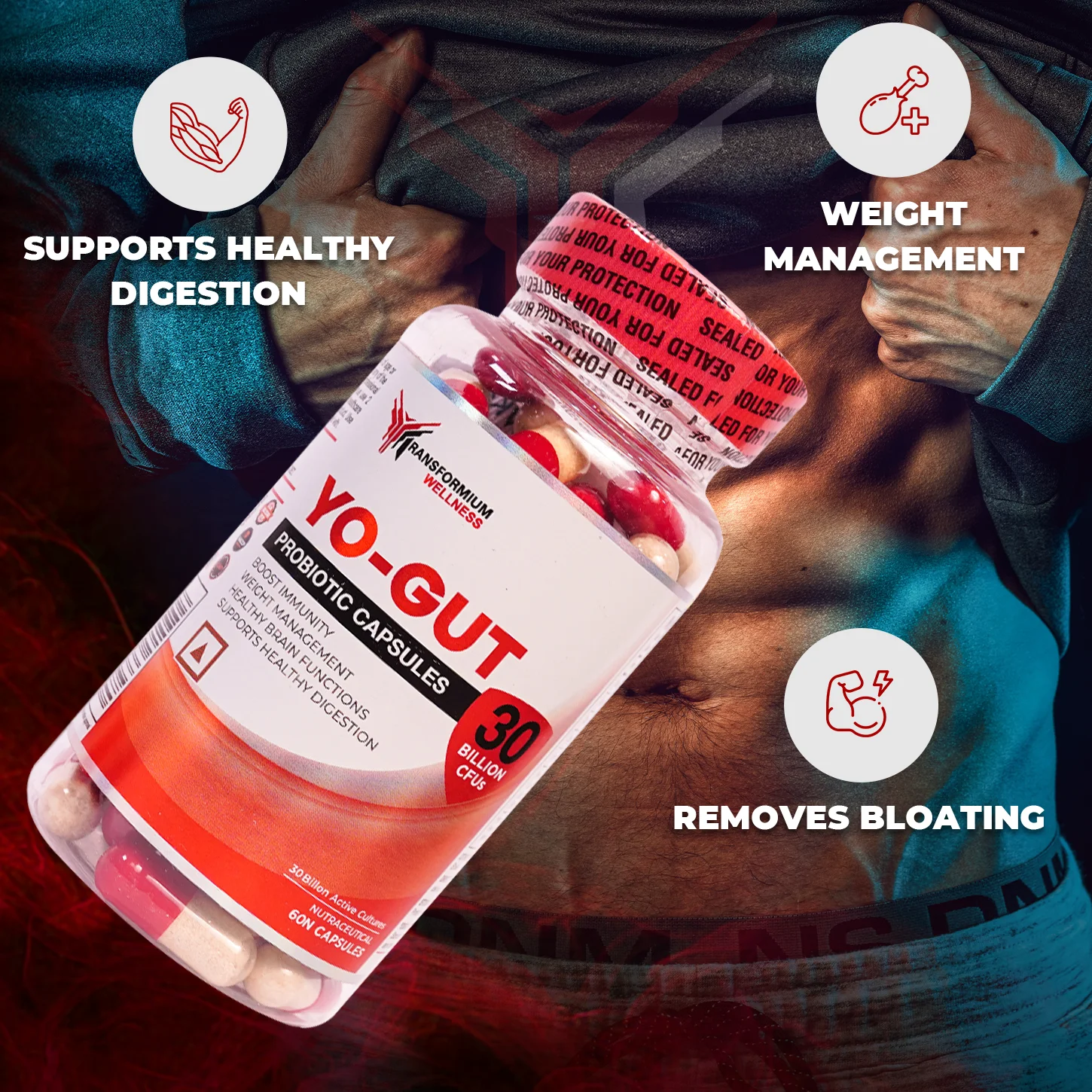 image of Transformium Nutrition Yo Gut supplement