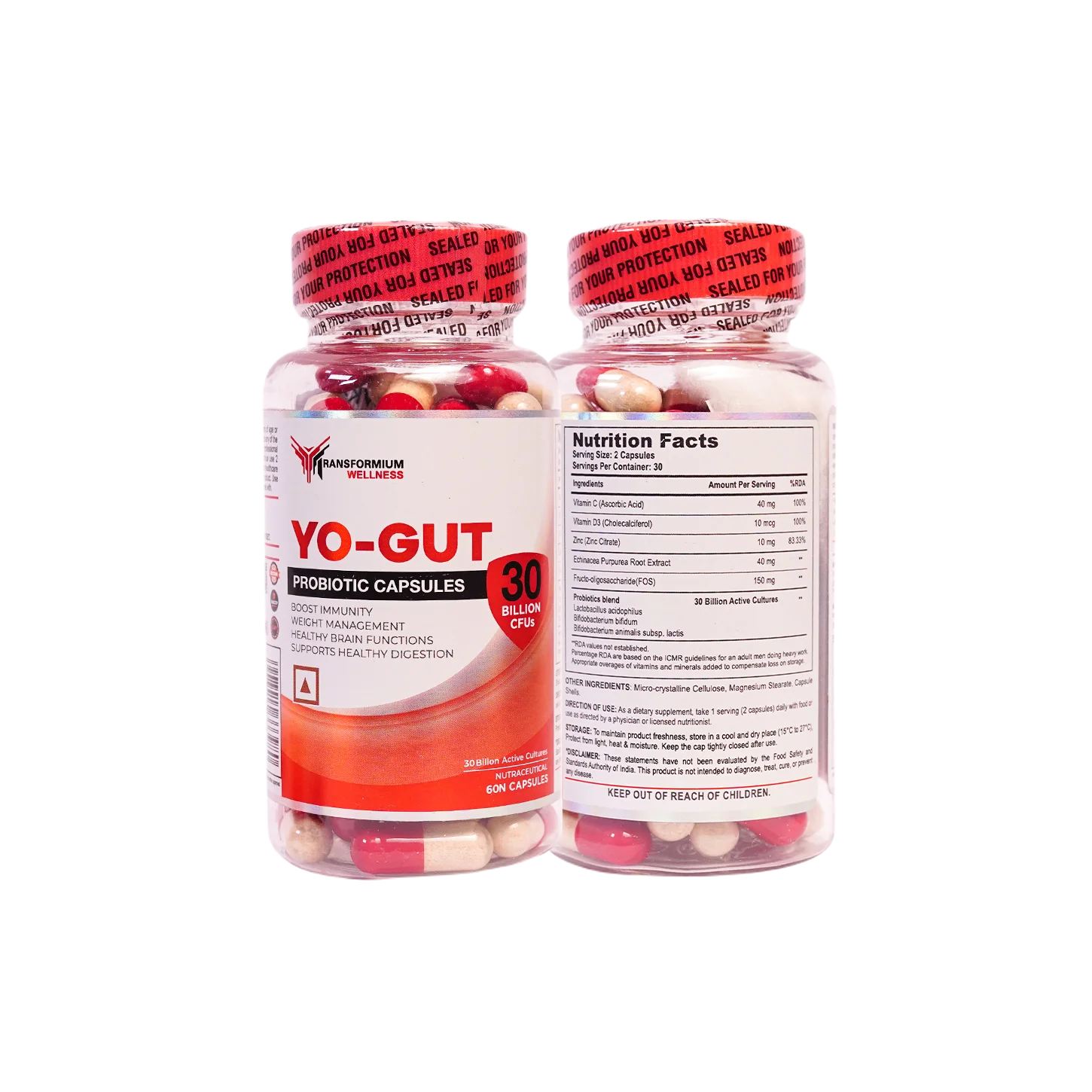 image of Transformium Nutrition Yo Gut supplement