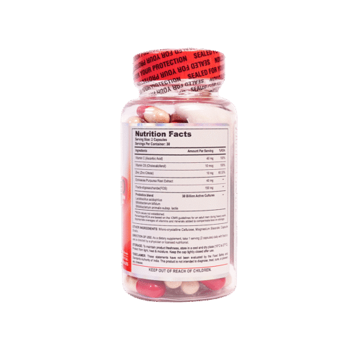 image of nutrition facts of Transformium Nutrition Yo Gut supplement