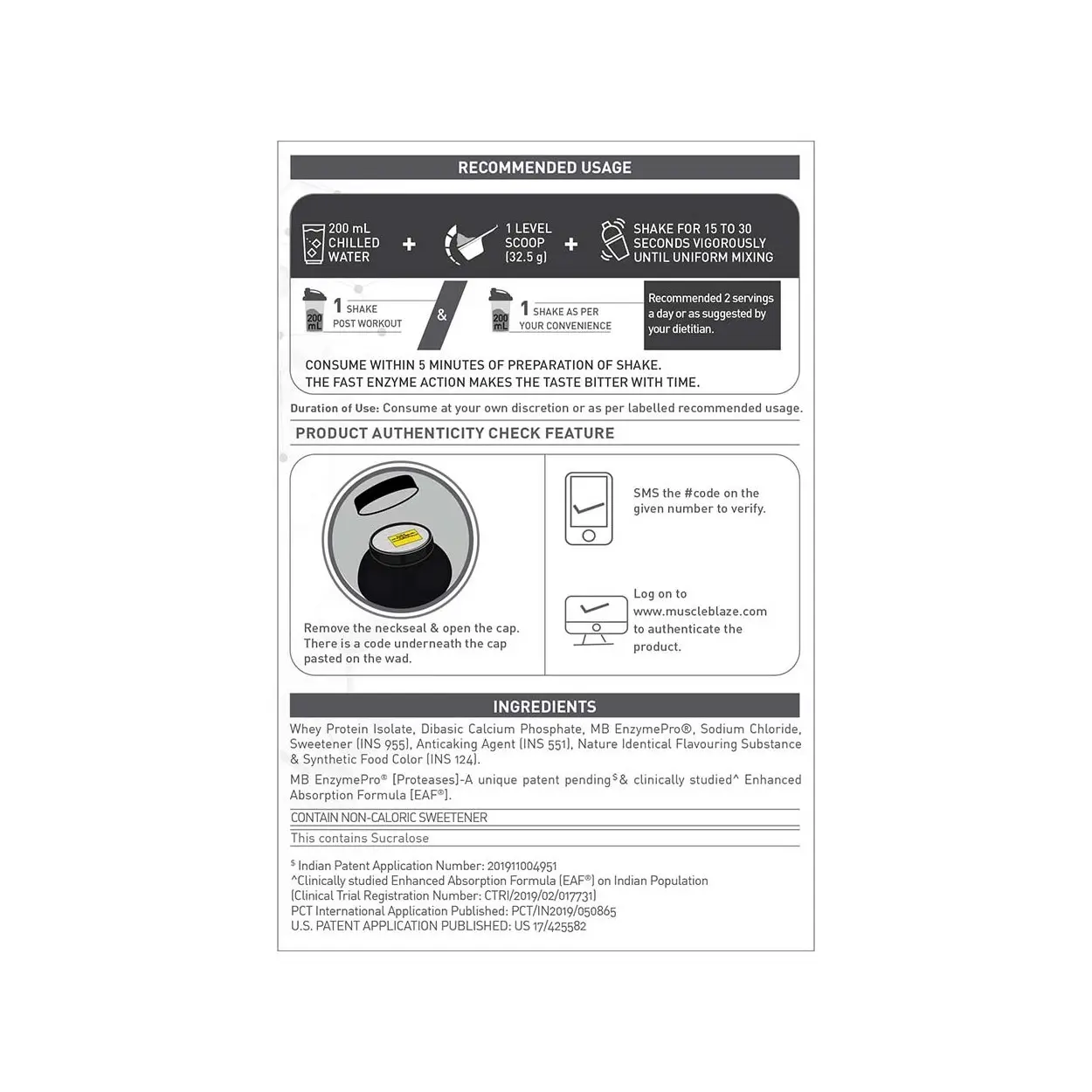 MuscleBlaze Biozyme Iso-Zero - Image 5