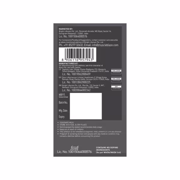 MuscleBlaze Biozyme Iso-Zero - product image
