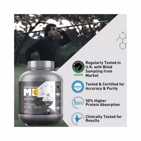 MuscleBlaze Biozyme Iso-Zero - product image