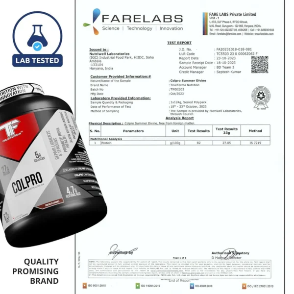 Trueforma Colpro (Collagen + Whey Protein Isolates)