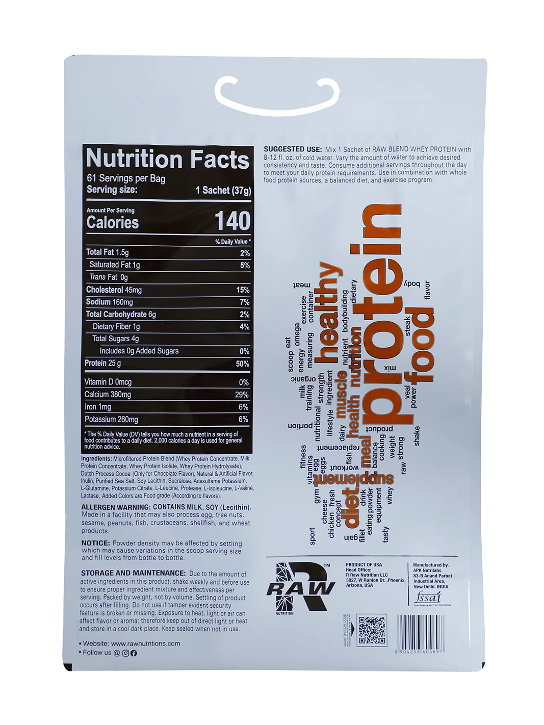 Raw Nutrition Raw Blend Whey Protein - Image 4