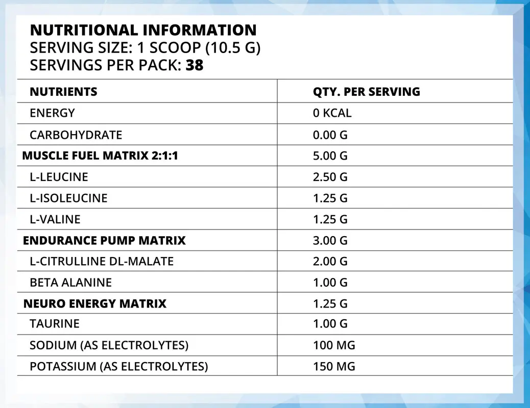Trueforma Armed – Advance Intra Workout Bcaa - Image 2