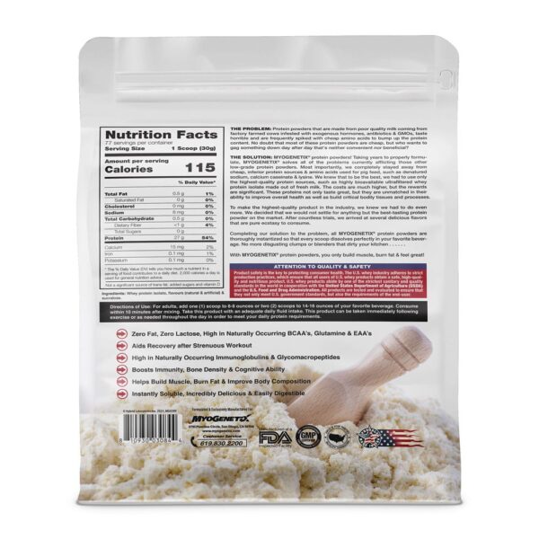 Myogenetix Hydrolysed Whey Protein Isolate