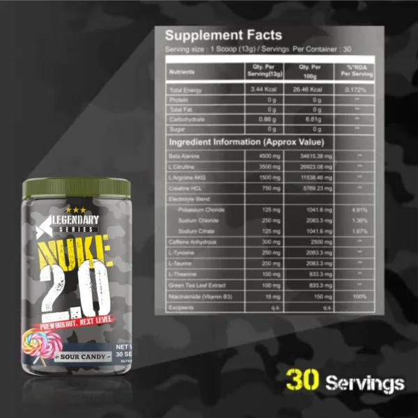 Bigflex Pre-Workout Nuke 2.0