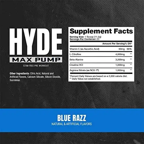 Prosupps Hyde Max Pump Pre Workout - Image 2