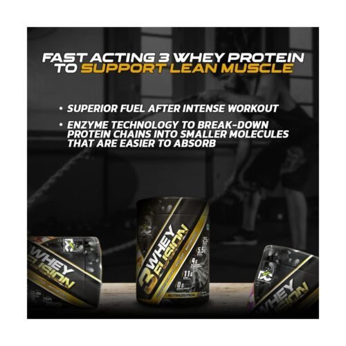 DOCTORS CHOICE 3Whey Fusion 2Kg Whey Protein l Pure Whey Isolate as primary source l Hydrolysate Protein - Image 5