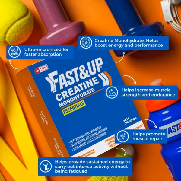 FAST&UP CREATINE MONOHYDRATE ESSENTIALS – UNFLAVOURED - product image