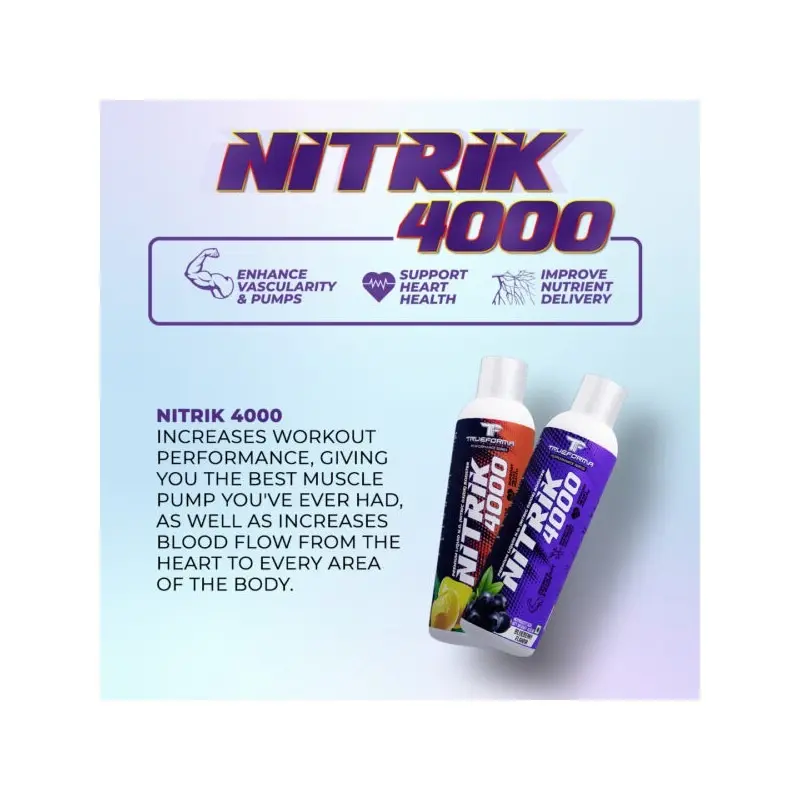 Trueforma Nitrik 4000 - Nitric Oxide Booster - Image 5