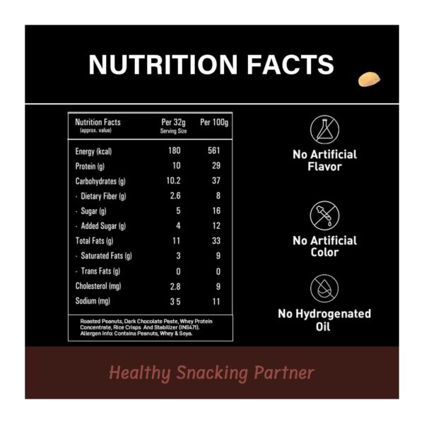 Myfitness High Protein Dark Chocolate Peanut Butter | With Added Whey