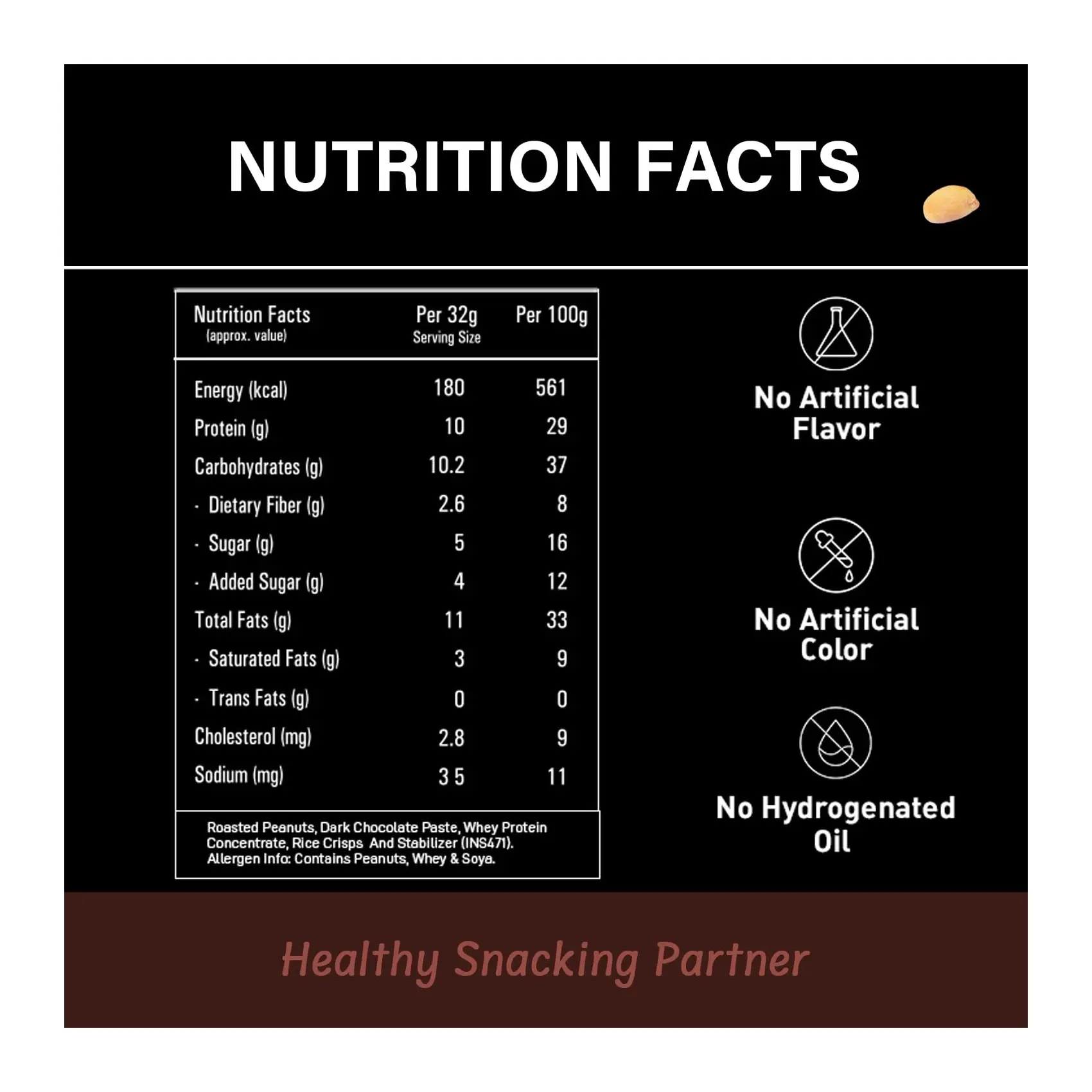 Myfitness High Protein Dark Chocolate Peanut Butter | With Added Whey - Image 4