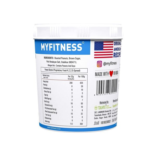 MYFITNESS Original Peanut Butter Smooth 1250g