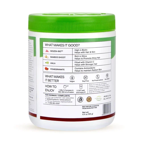 Oziva Biotin 10,000+ mcg - Classic - Image 3