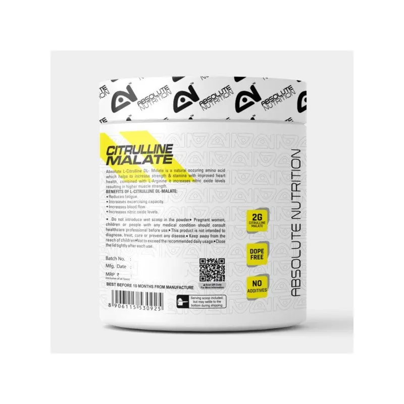 Absolute Nutrition’s Alpha Series Exclusive Citrulline Malate 100 GMS (Unflavoured) - Image 4