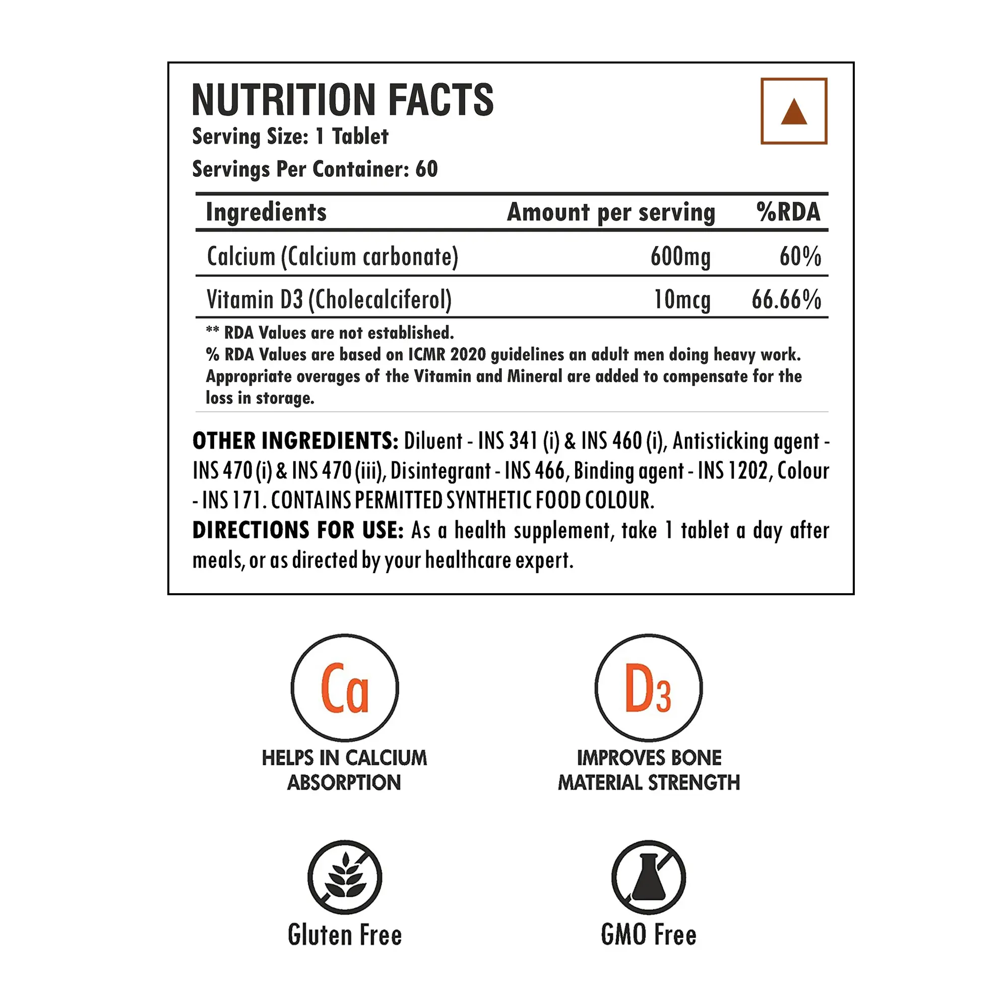 KLR.FIT Calcium + Vitamin D3 - Image 2