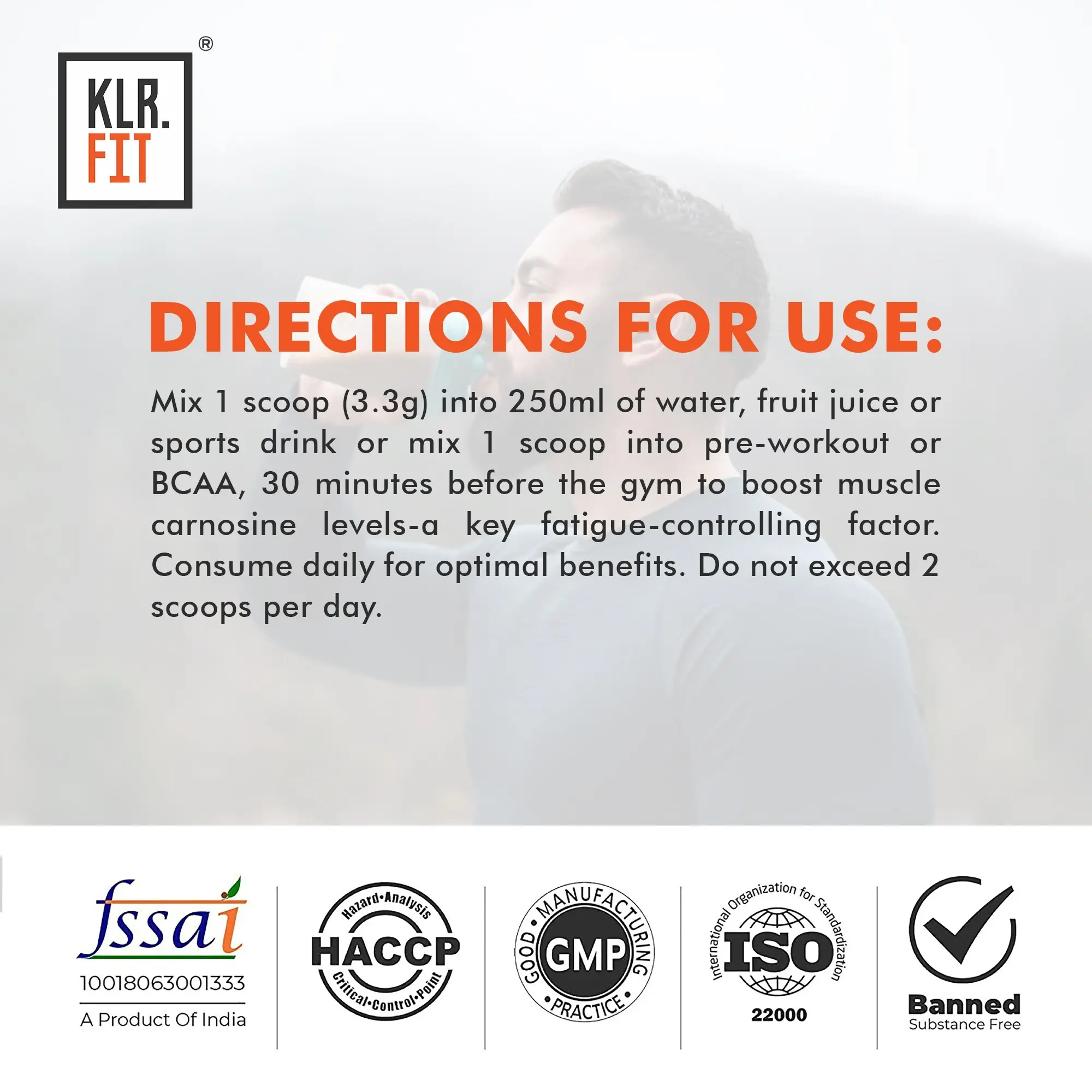KLR.FIT Beta Alanine - product image