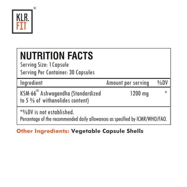 KLR.FIT KSM-66 Ashwagandha