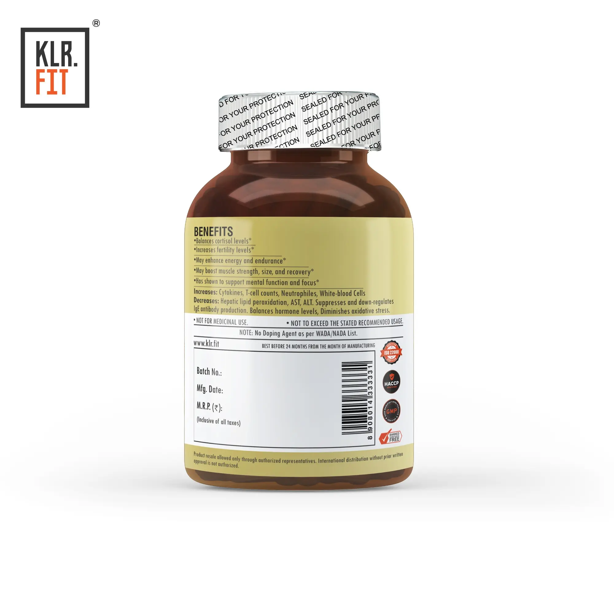 KLR.FIT KSM-66 Ashwagandha - Image 3