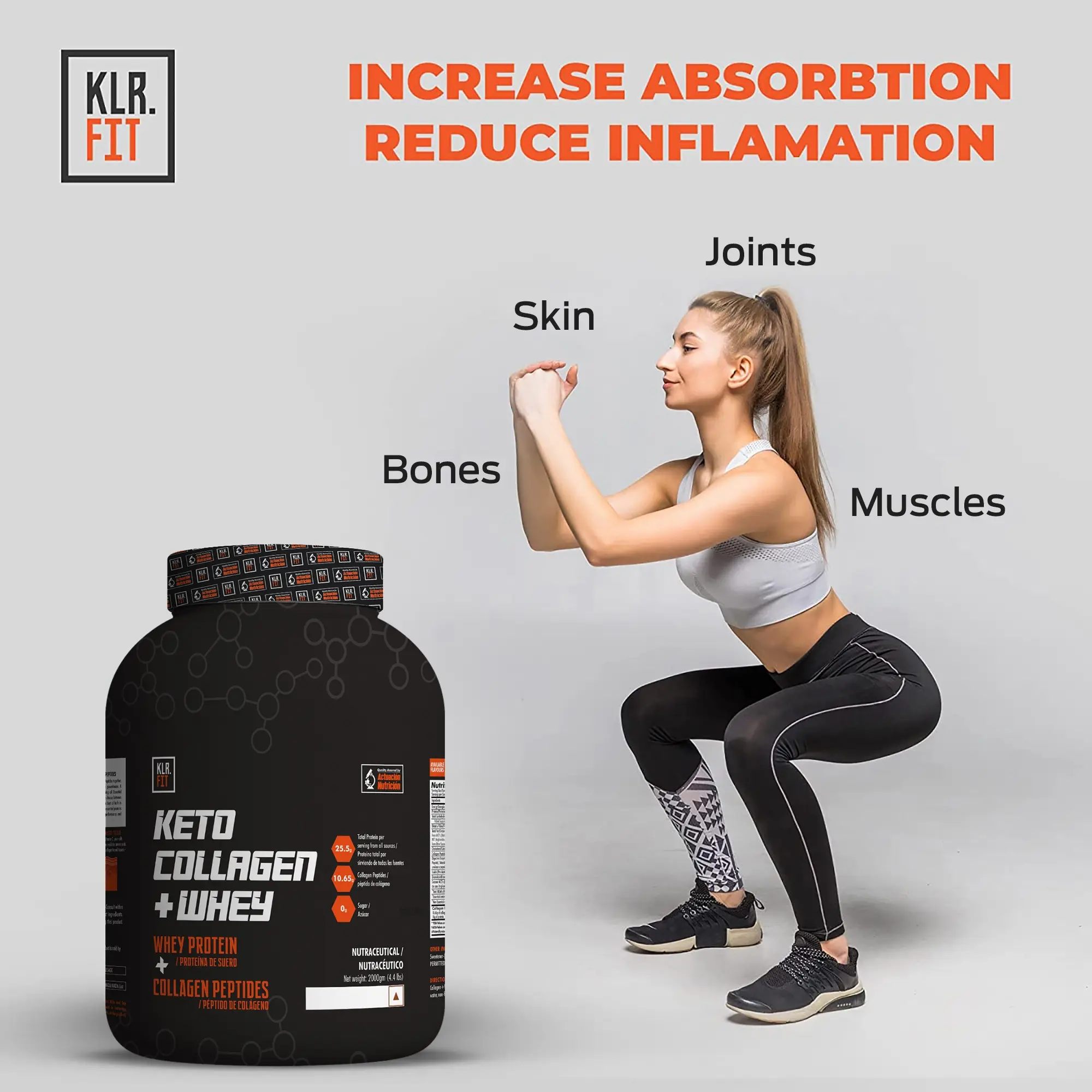 KLR.FIT Keto Collagen + Whey - product image