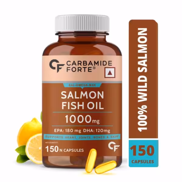 Carbamide Forte Salmon Fish Oil 1000mg Capsule with 300mg Omega 3
