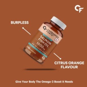 Carbamide Forte Salmon Fish Oil 1000mg Capsule with 300mg Omega 3