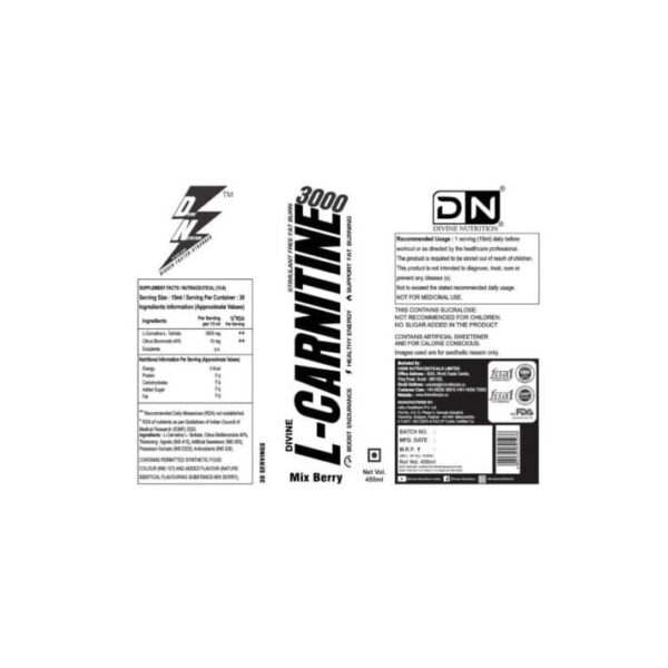 Divine Nutrition L-Carnitine