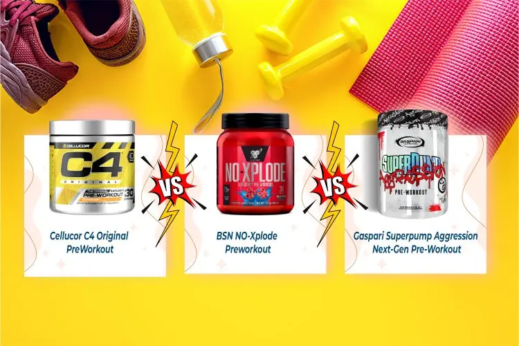 Cellucor C4 Preworkout vs Gaspari Superpump vs BSN NO-Xplode - Best Preworkouts Shootout 2 Preworkout Supplements - BSN No-xplode vs C4 PreWorkout Vs Gaspari Superpump